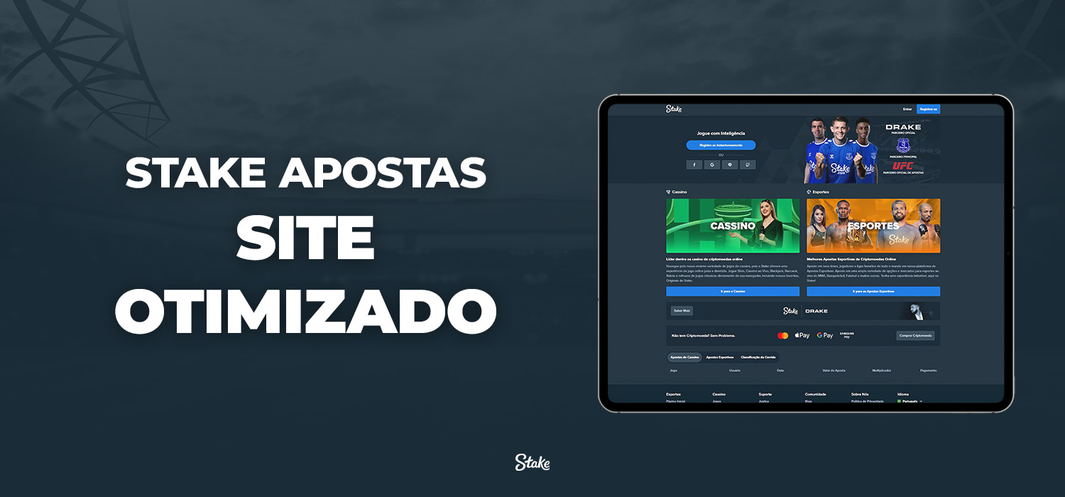 stake apostas site otimizado